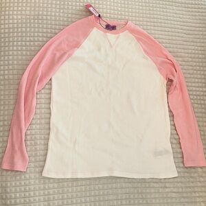 Waffle long sleeve top